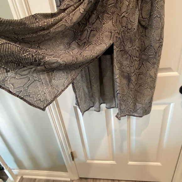 Anthropologie Maeve Annette Snake Print Midi Skirt, 16726 - Picture 5 of 16
